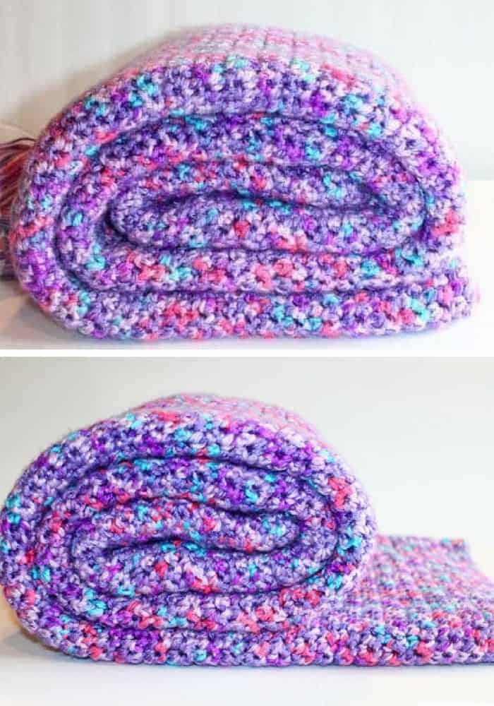 Single Crochet Blanket Pattern - Easy Single Stitch Crochet Blanket