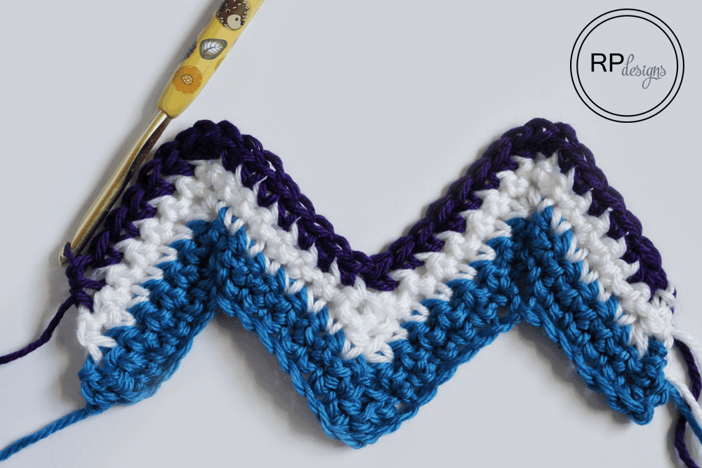 Free Chevron Crochet Tutorial Pattern - Rescued Paw Designs
