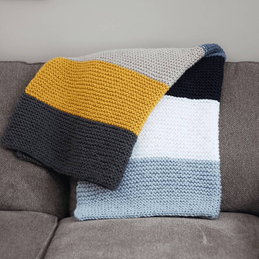 How to Knit a Blanket - Free Knitting Pattern - Free Step ...