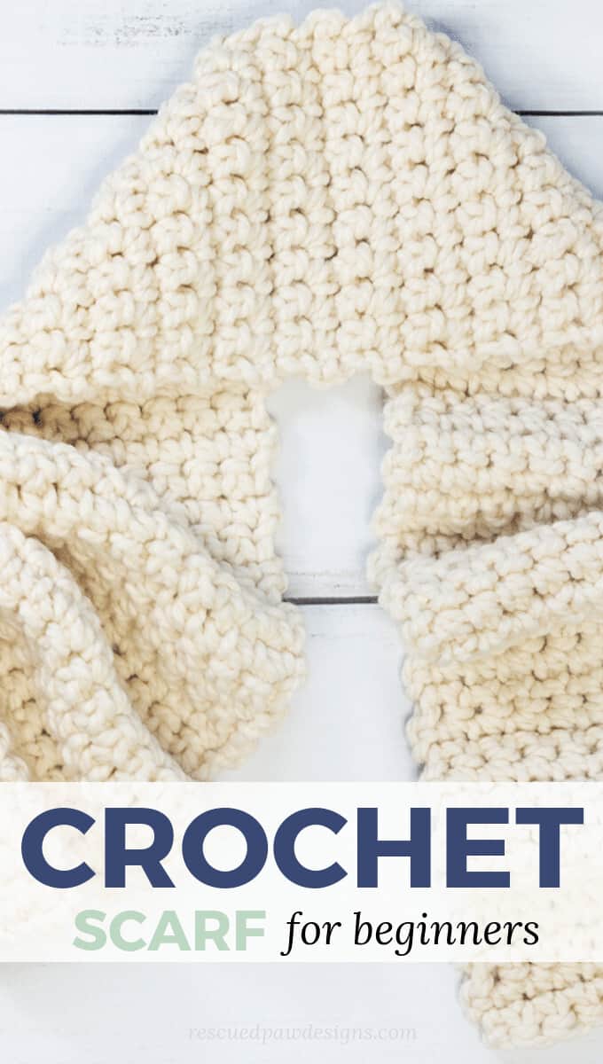 How To Crochet A Scarf For Beginners Rescued Paw Designs