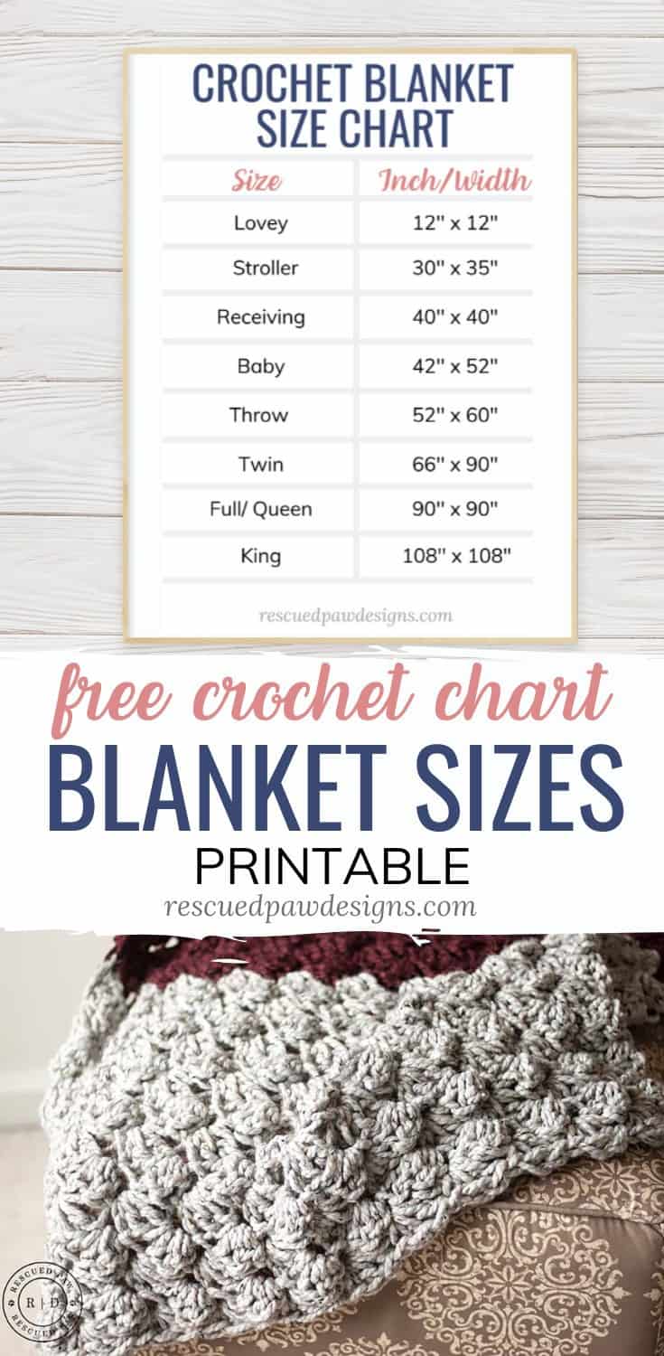 Crochet Size Chart For Babies